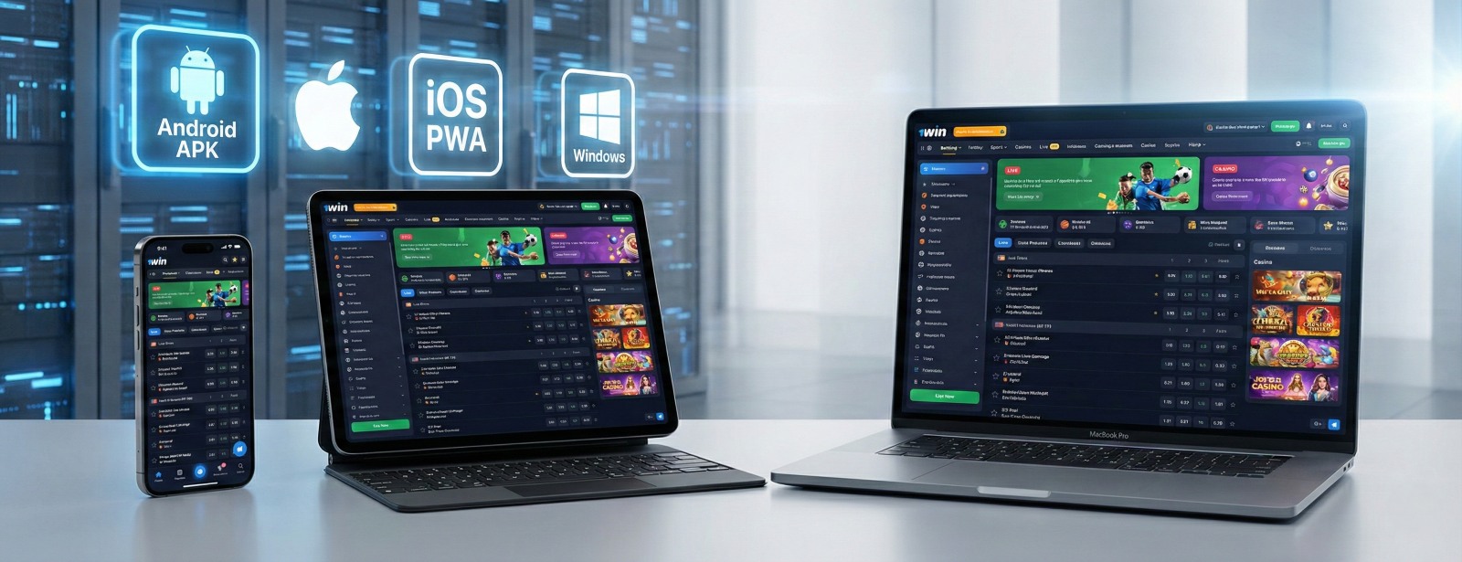 Aplikacja 1win na smartfon, tablet i laptop. Pobierz 1win APK na Android, iOS PWA lub Windows i obstawiaj zakłady